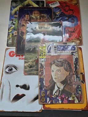 Tin Sign Lot  / Fallout, Avengers, G.I. Joe / Tiki Bar and a few more / 8" x 12"